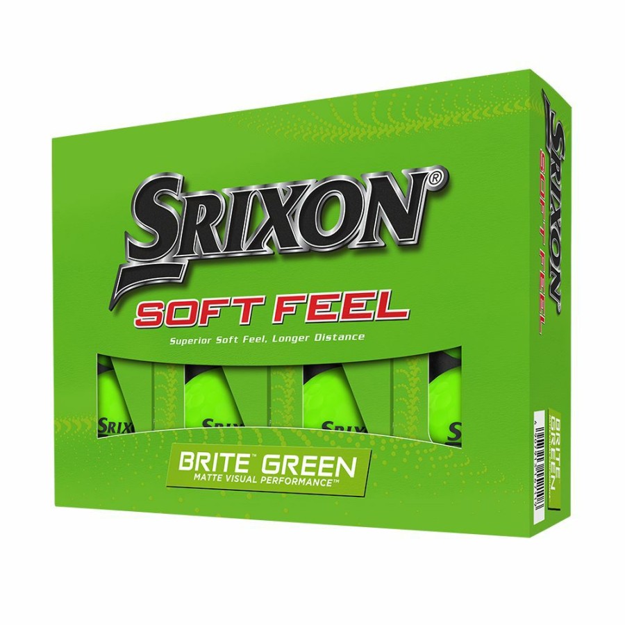 Golf Balls * | Srixon Soft Feel 2023 Brite Green Golf Balls