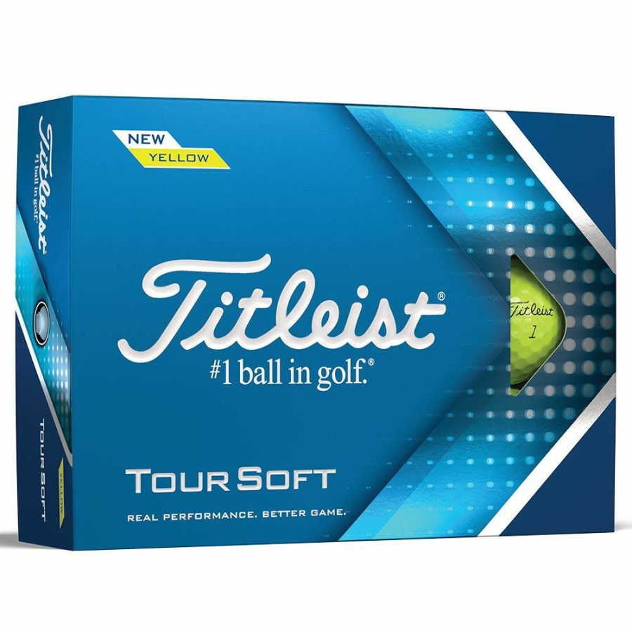 Golf Balls * | Titleist Tour Soft 2022 Yellow Golf Balls