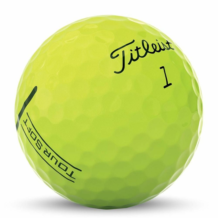 Golf Balls * | Titleist Tour Soft 2022 Yellow Golf Balls