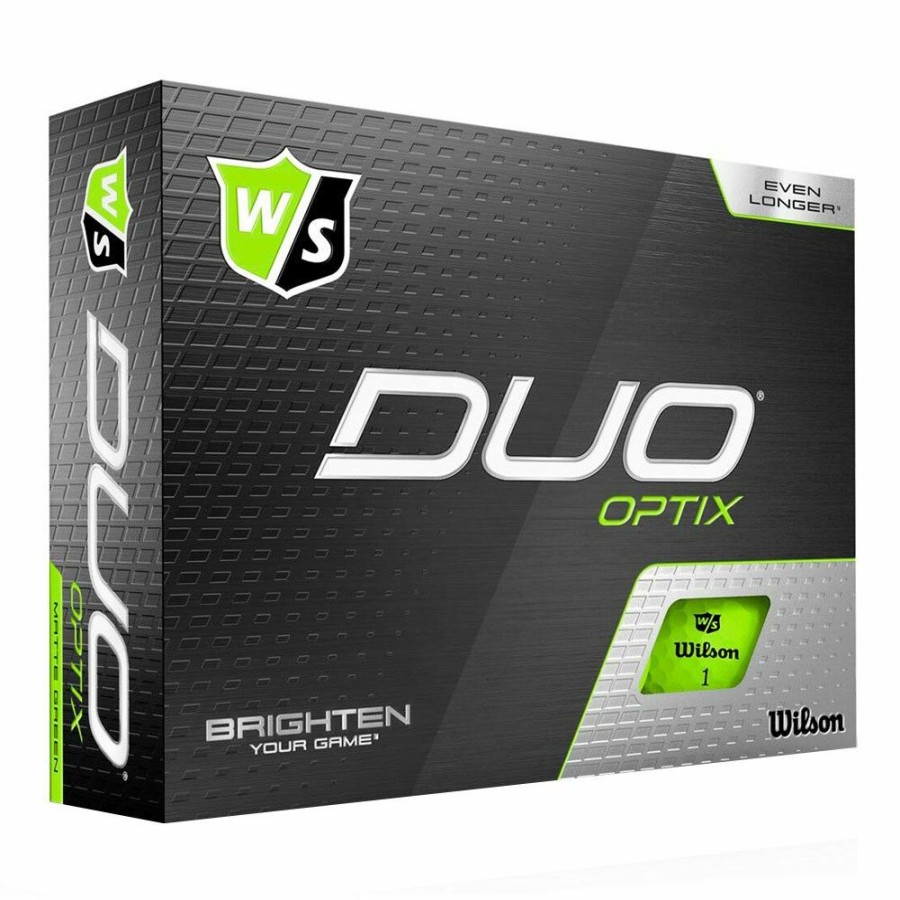 Golf Balls * | Wilson Staff Duo Optix Green Golf Balls