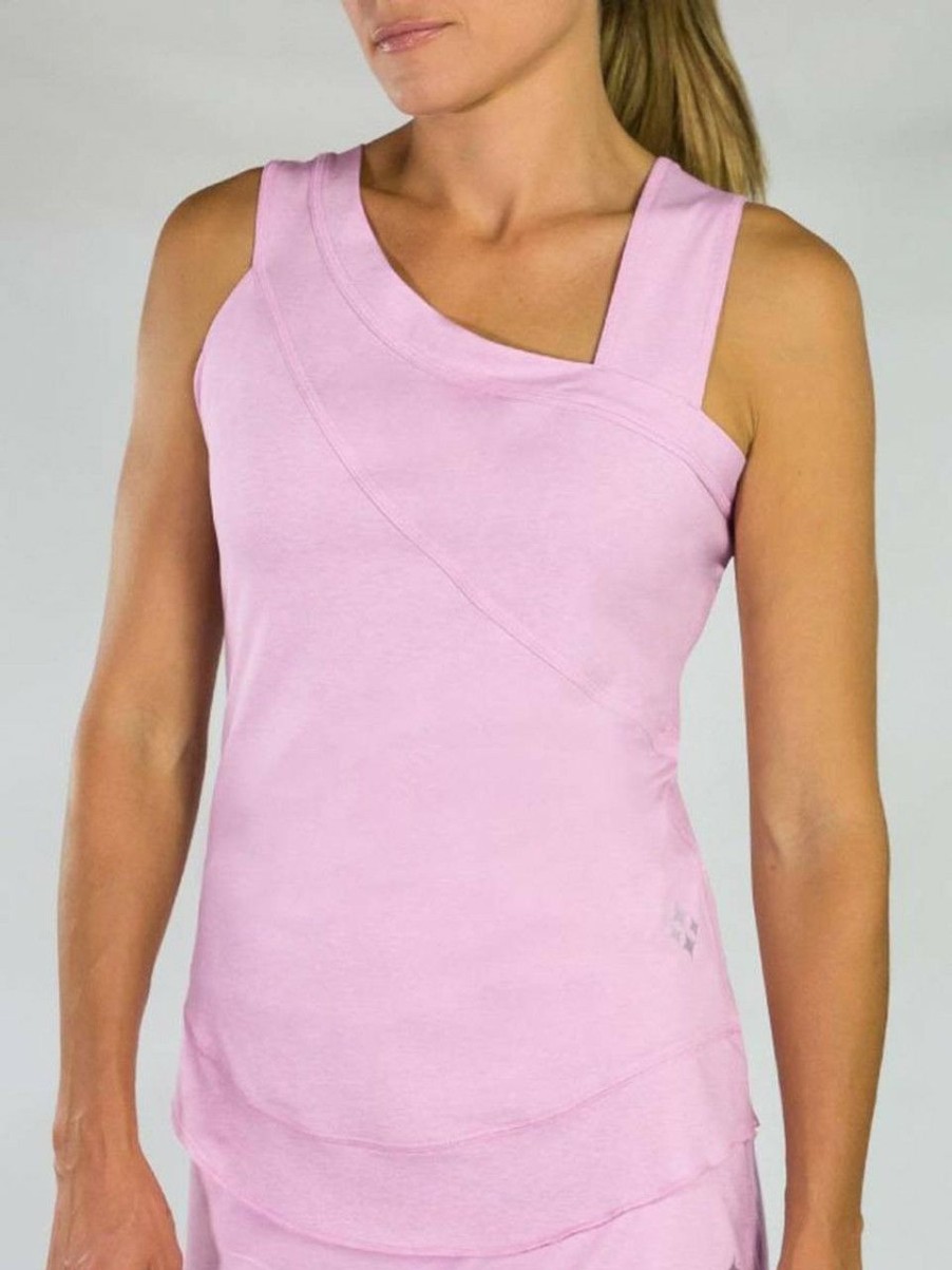 Apparel * | Jofit Side Drape Tank Bloom