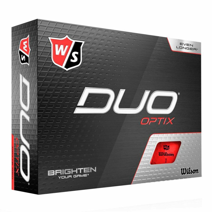 Golf Balls * | Wilson Staff Duo Optix Red Golf Balls