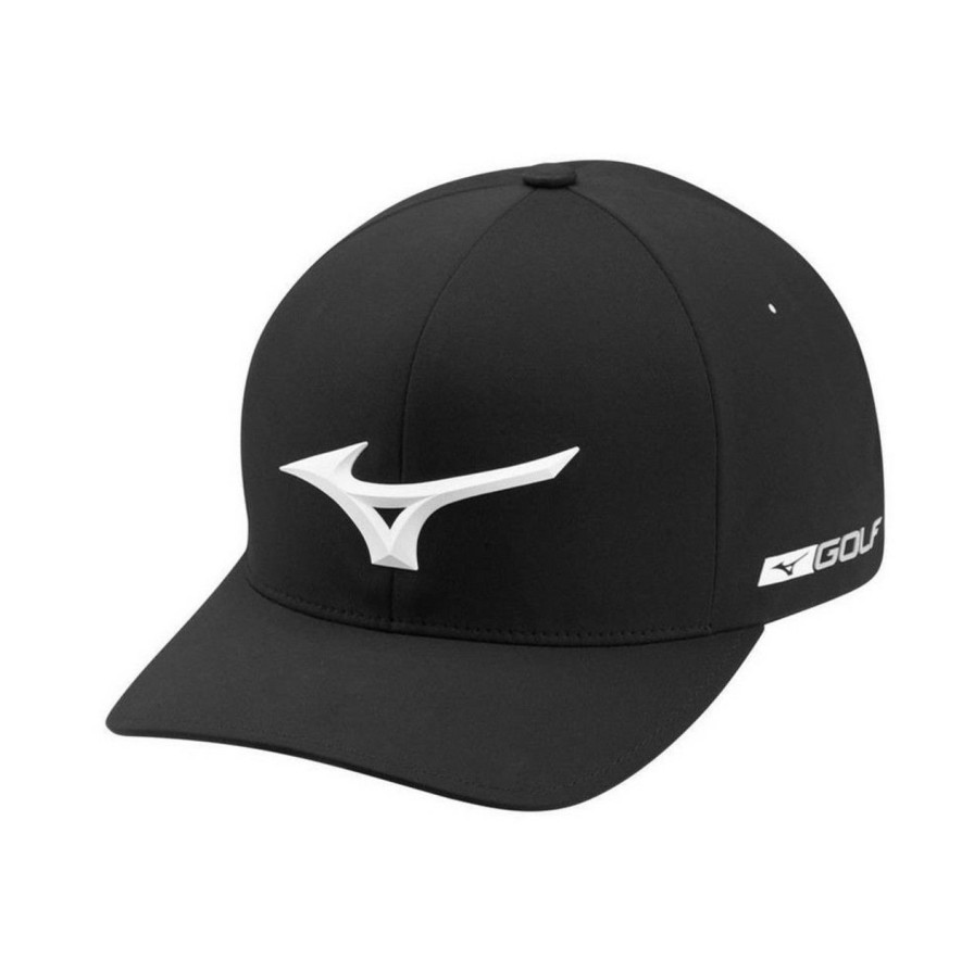 Apparel * | Mizuno Tour Delta Fitted Hat