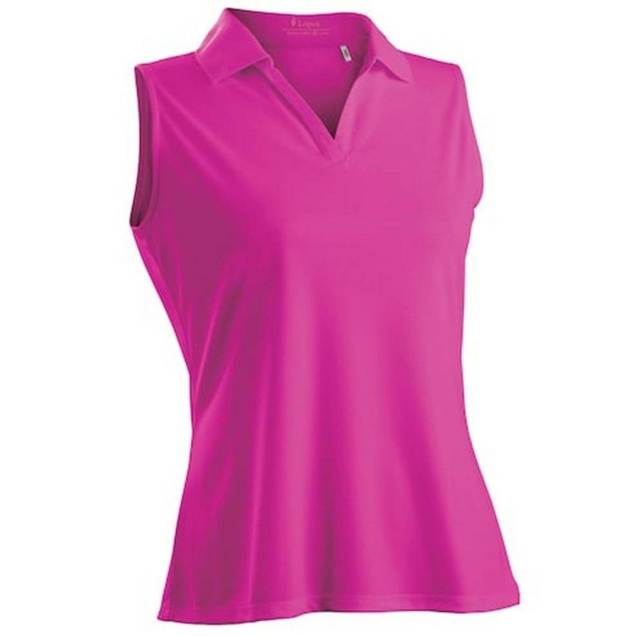 Apparel * | Nancy Lopez Luster Sleeveless Polo