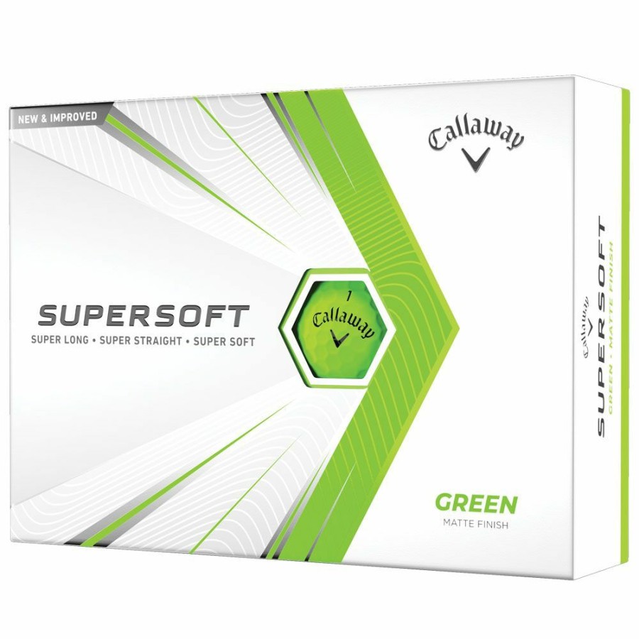 Golf Balls * | Callaway Supersoft Matte Green Golf Balls