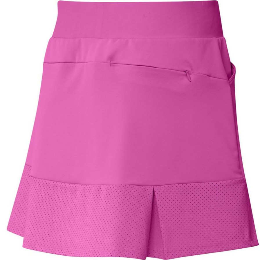 Apparel * | Adidas Women'S Pleated Perforated Skort 15 Inch