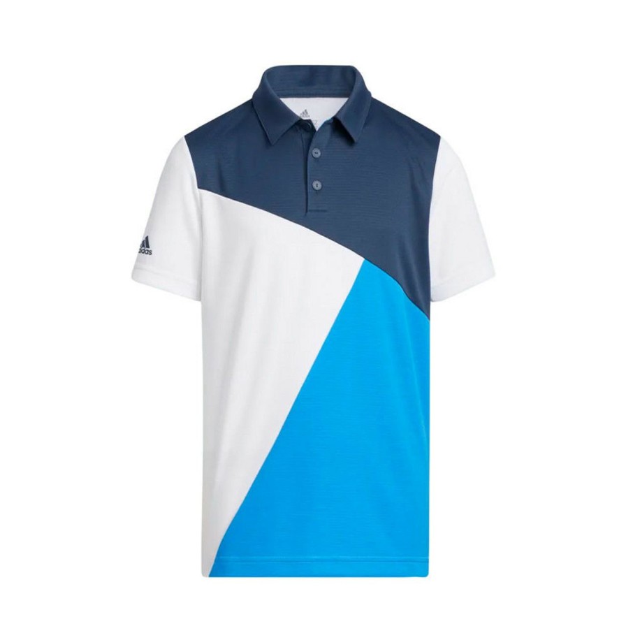 Apparel * | Adidas Junior Boys Heat.Rdy Colorblock Polo