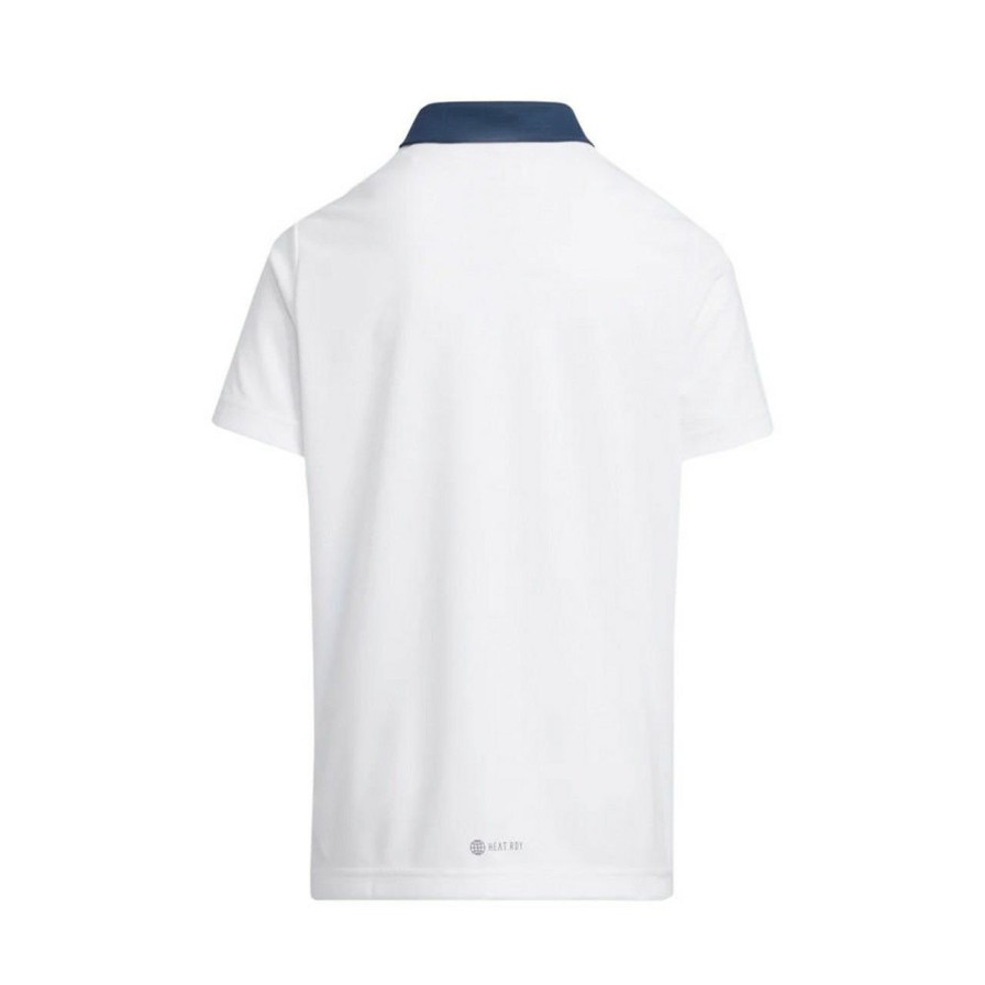 Apparel * | Adidas Junior Boys Heat.Rdy Colorblock Polo