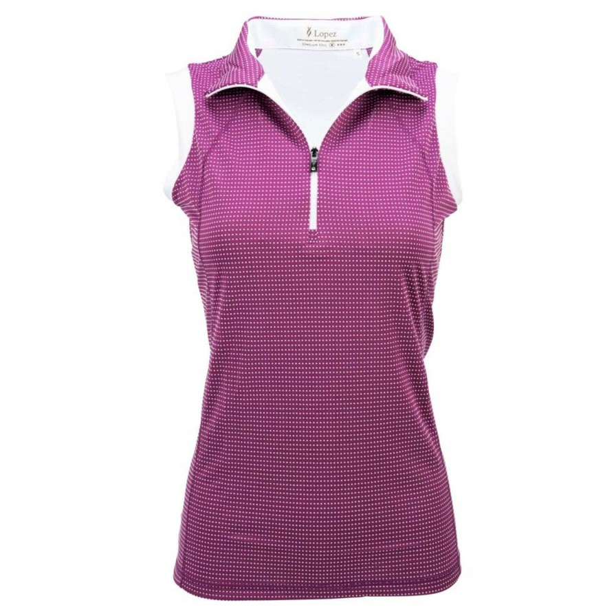 Apparel * | Nancy Lopez Zone Sleeveless Polo