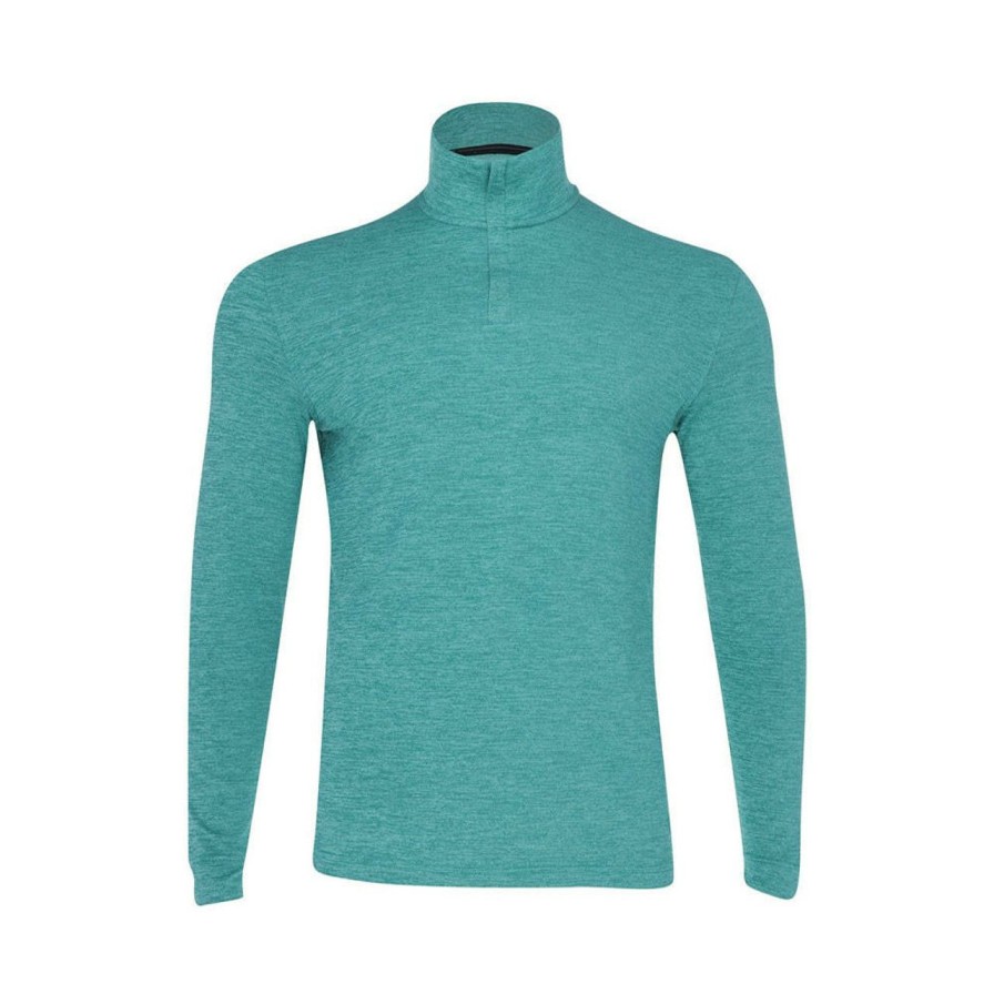 Apparel * | Under Armour Playoff Fog 1/4 Zip Cerulean Heather