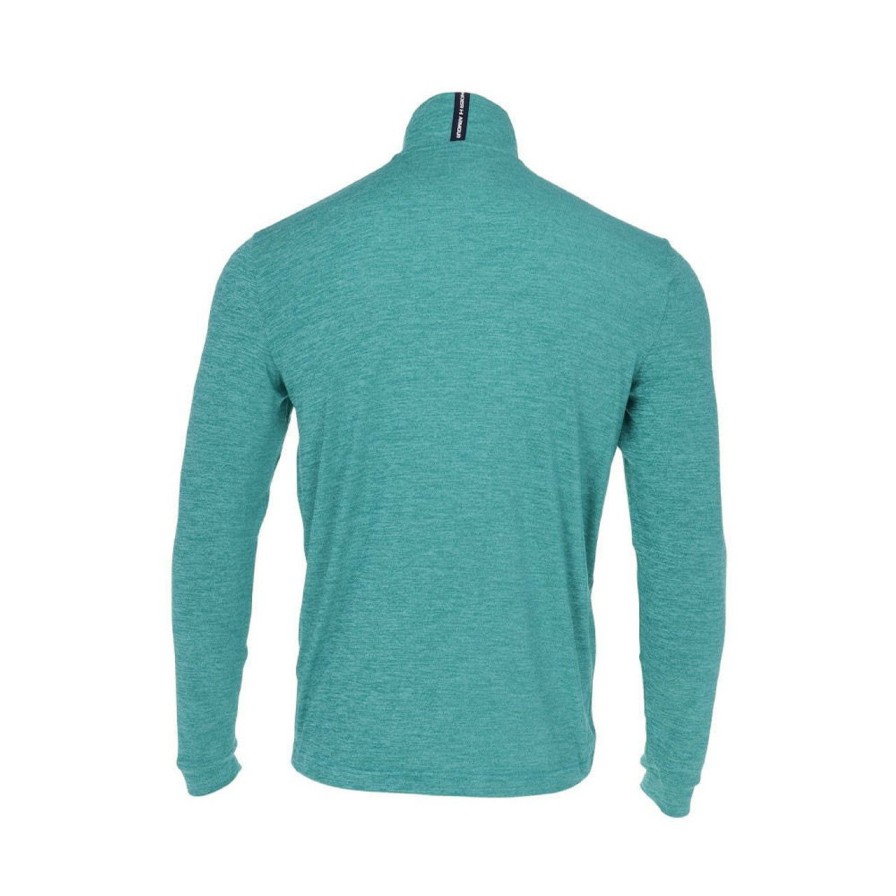 Apparel * | Under Armour Playoff Fog 1/4 Zip Cerulean Heather