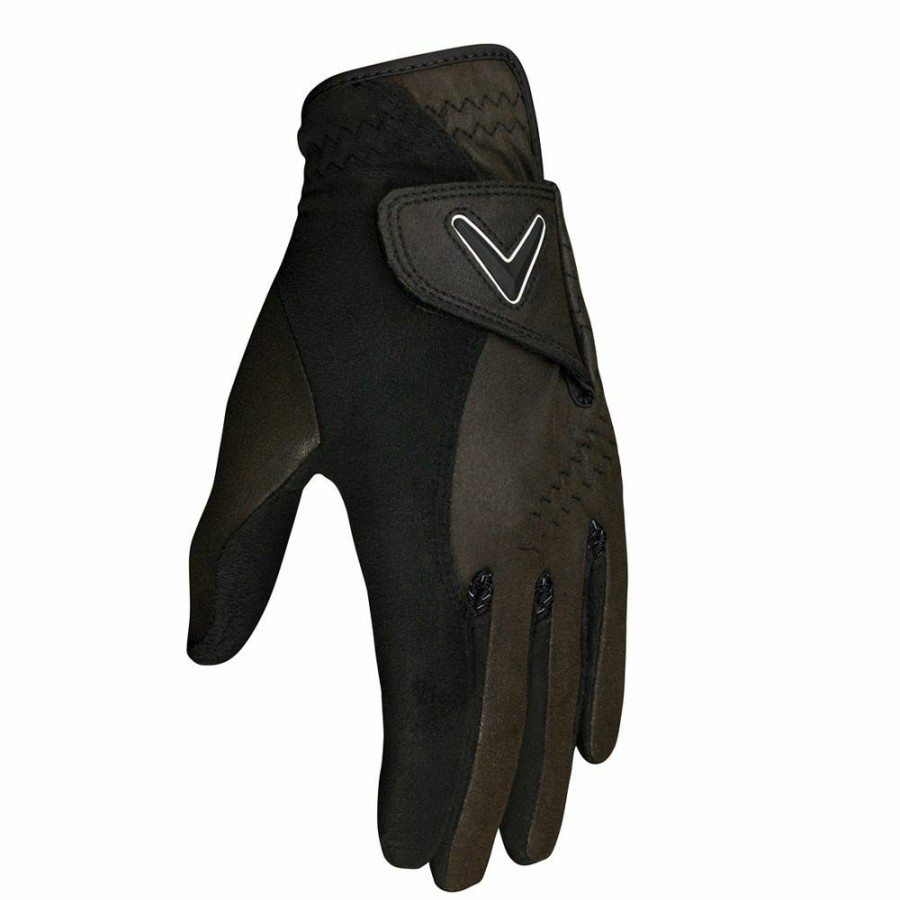 Golf Gloves * | Callaway Opti Grip Rain Golf Gloves (Pair)