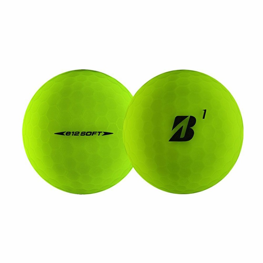 Golf Balls * | Bridgestone E12 Soft Matte Green Golf Balls