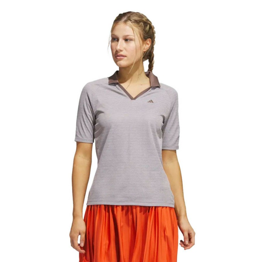 Apparel * | Adidas Women'S No Show Polo Earth Strata