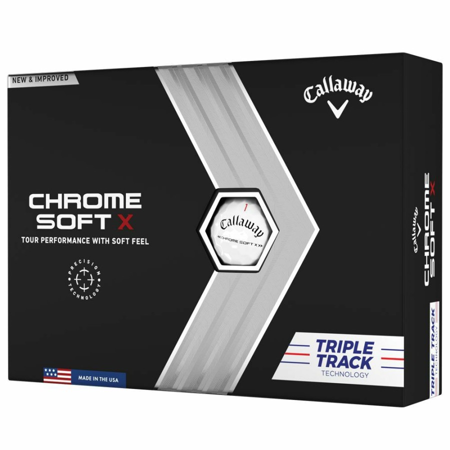 Golf Balls * | Callaway Chrome Soft X 2022 Triple Track Golf Balls