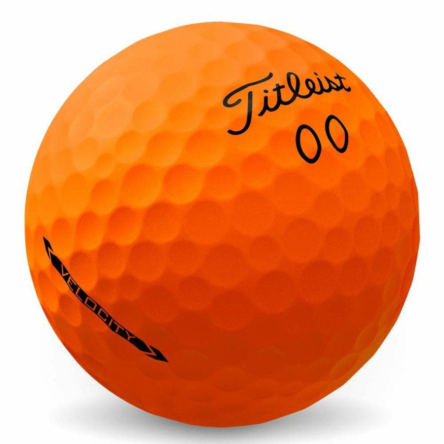 Golf Balls * | Titleist Velocity 2022 Matte Orange Golf Balls