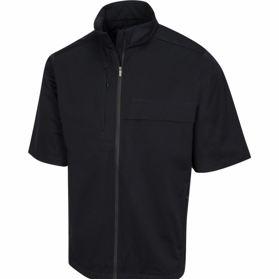 Apparel * | Greg Norman Weatherknit Short Sleeve Full-Zip Jacket