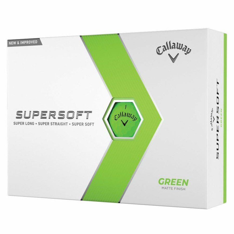 Golf Balls * | Callaway Supersoft 2023 Matte Green Golf Balls