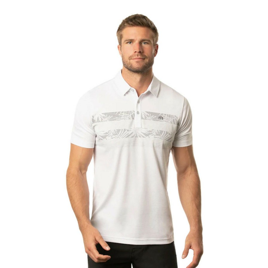 Apparel * | Travis Mathew Activate Polo White