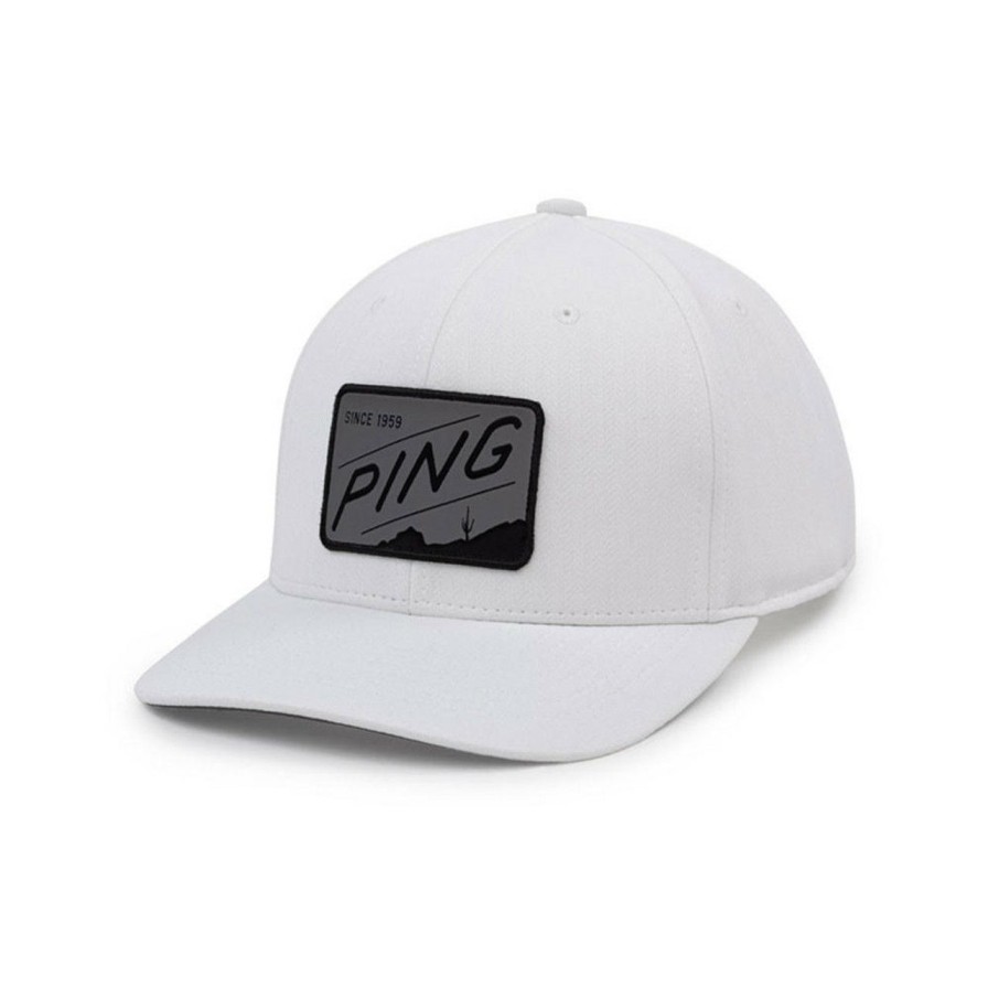 Apparel * | Ping Pp58 Camelback Performance Hat White