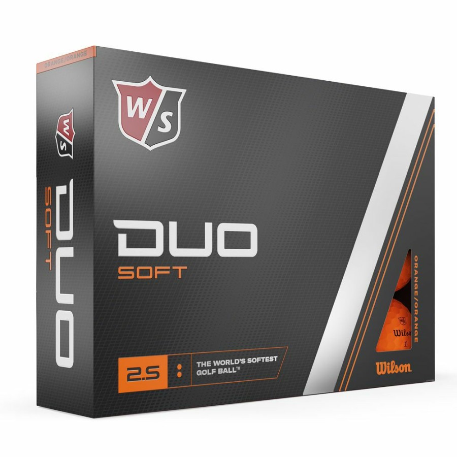 Golf Balls * | Wilson Staff Duo Soft Orange Golf Balls