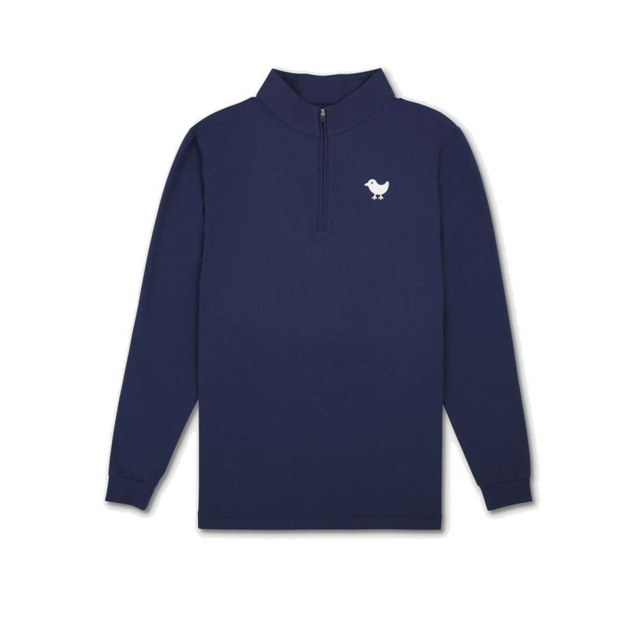 Apparel * | Bad Birdie Quarterzip Navy