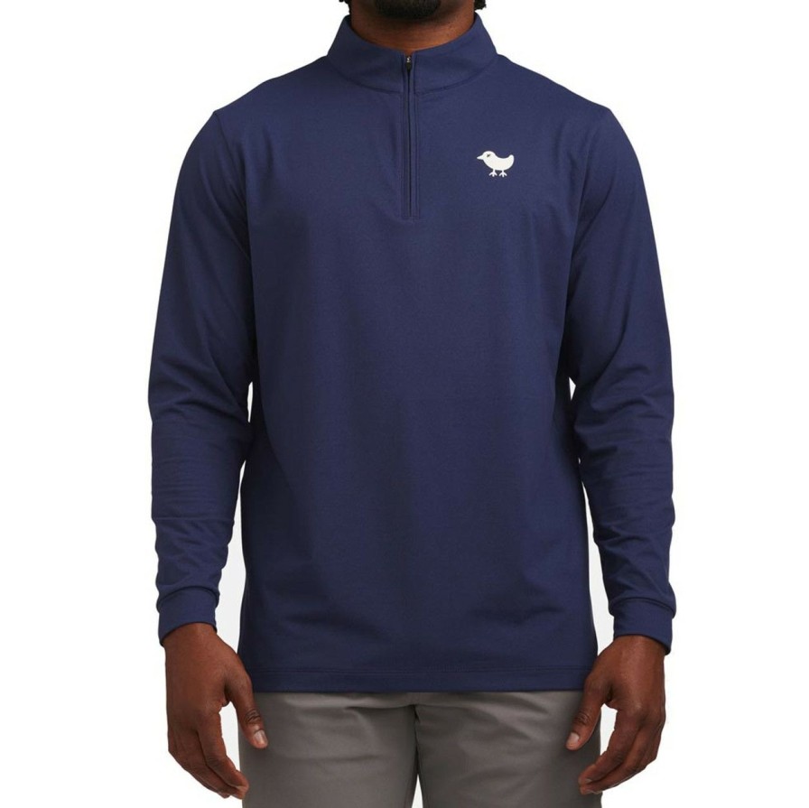 Apparel * | Bad Birdie Quarterzip Navy