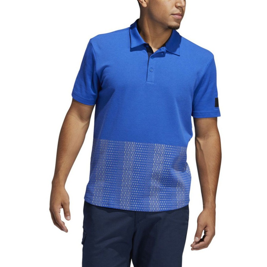 Apparel * | Adidas Adicross Novelty Print Polo