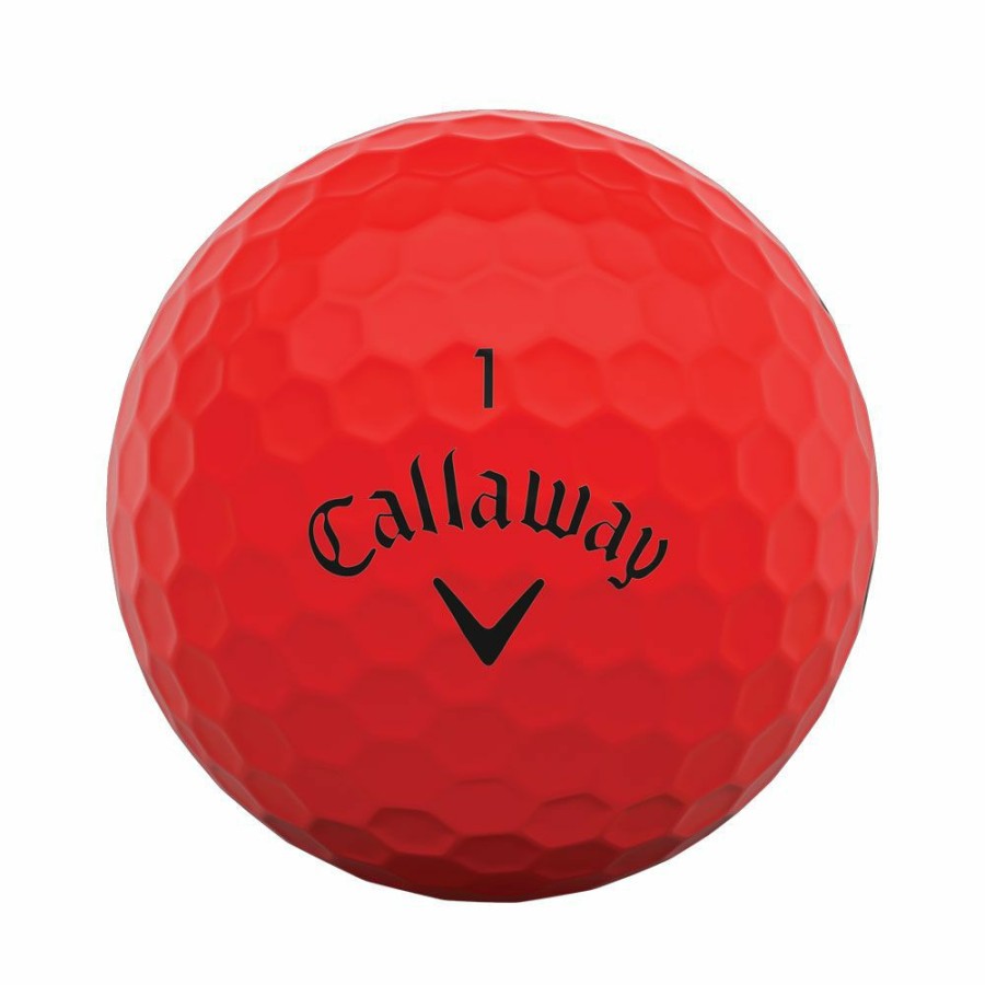 Golf Balls * | Callaway Supersoft Matte Red Golf Balls