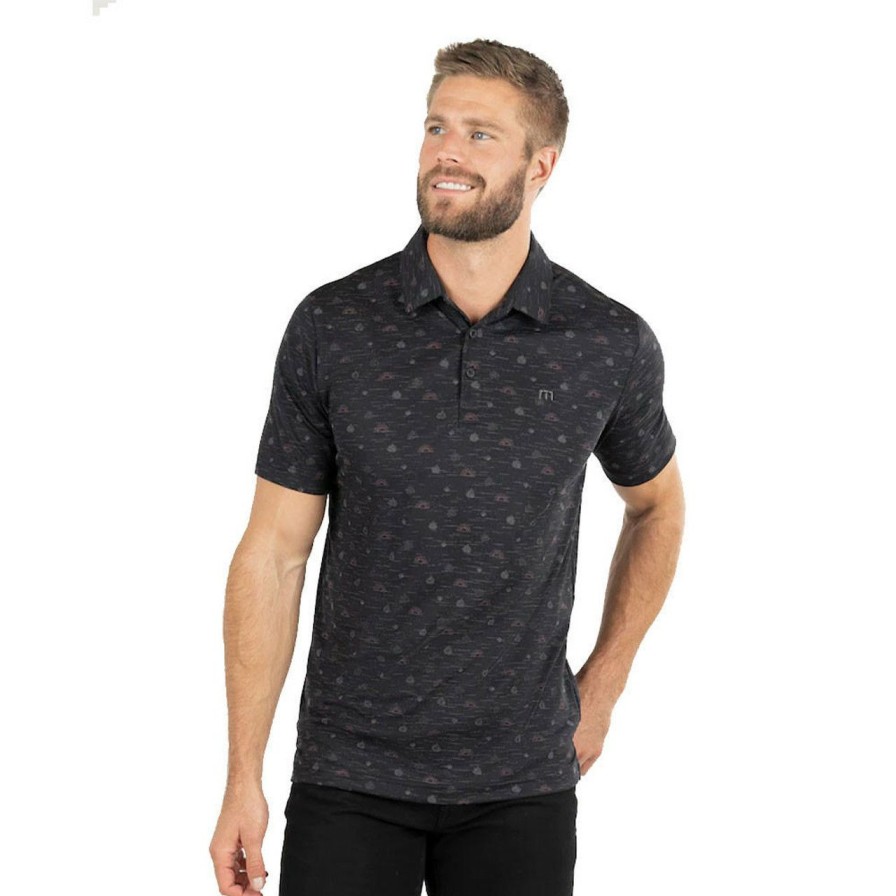 Apparel * | Travis Mathew Modesto Polo Black