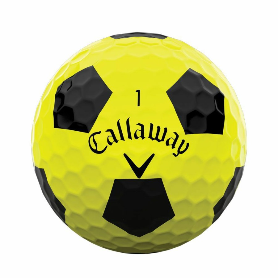 Golf Balls * | Callaway Chrome Soft 2022 Truvis Yellow Golf Balls