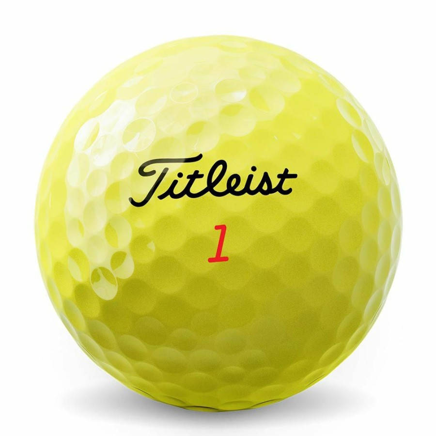 Golf Balls * | Titleist Trufeel 2022 Yellow Golf Balls