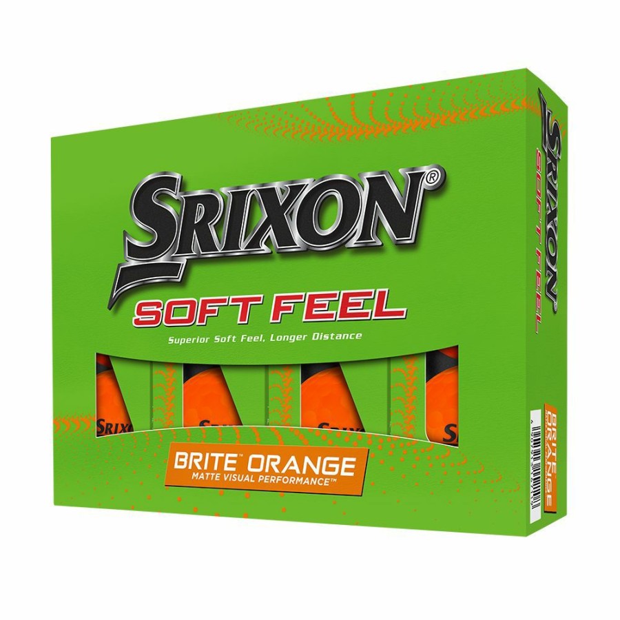 Golf Balls * | Srixon Soft Feel 2023 Brite Orange Golf Balls