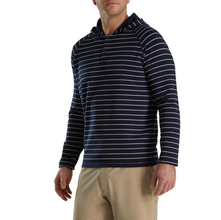 Apparel * | Footjoy Striped Hoodie