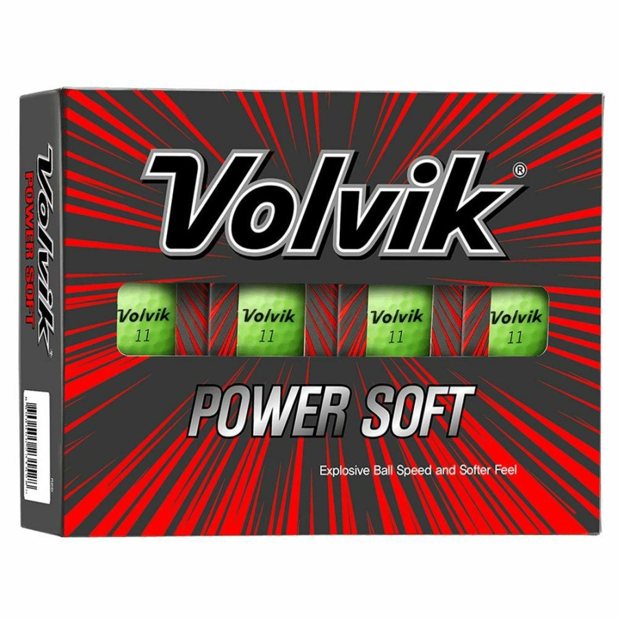 Golf Balls * | Volvik Power Soft Green Golf Balls