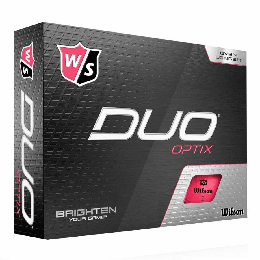 Golf Balls * | Wilson Staff Duo Optix Pink Golf Balls