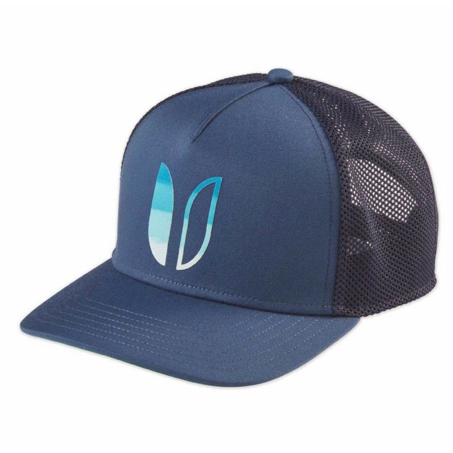 Apparel * | Linksoul The South Swell Ii Trucker Hat Navy Sea