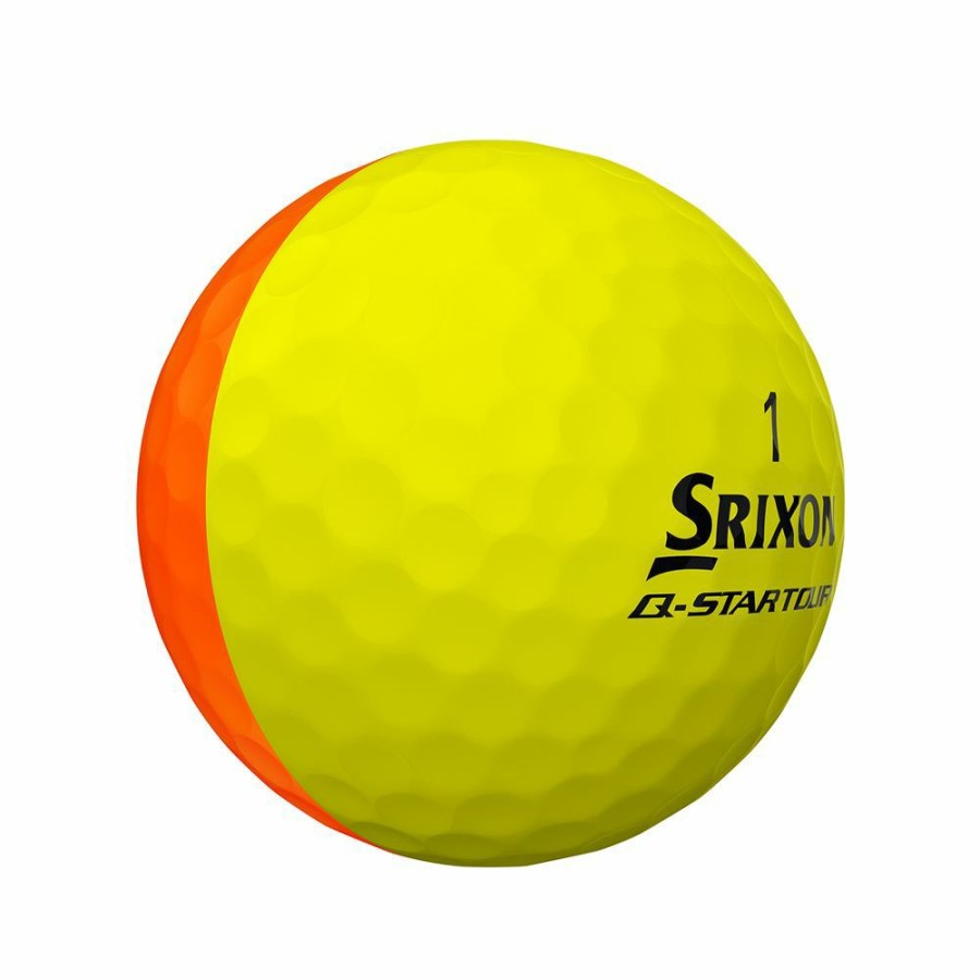 Golf Balls * | Srixon Q-Star Tour Divide Orange Golf Balls