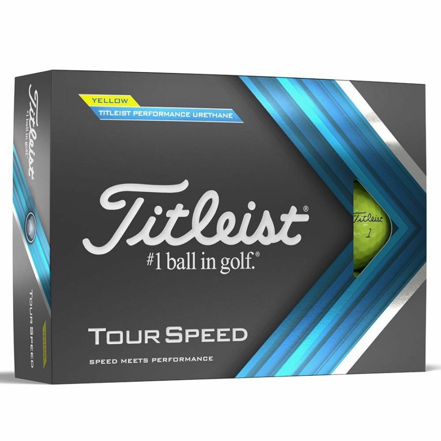 Golf Balls * | Titleist Tour Speed 2022 Yellow Golf Balls