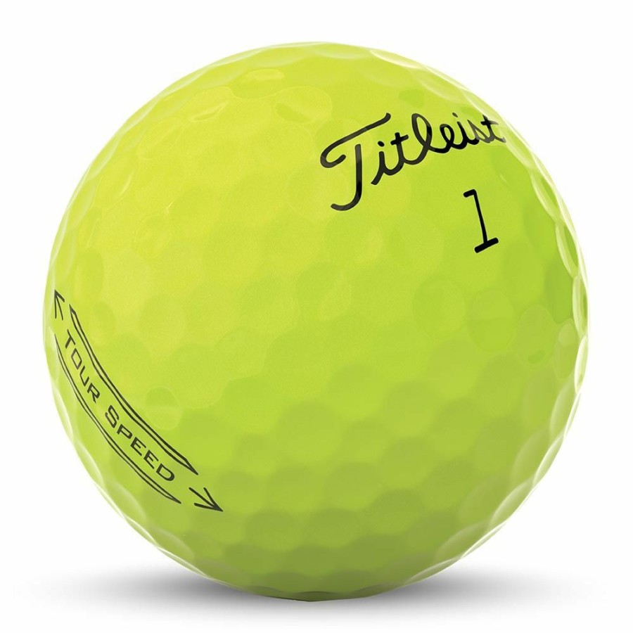 Golf Balls * | Titleist Tour Speed 2022 Yellow Golf Balls