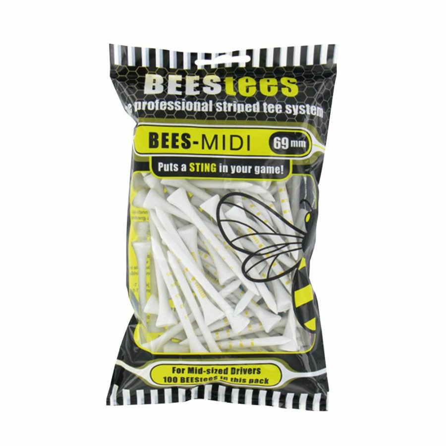 Golf Accessories * | Beestees 69Mm Golf Tees 100 Pack