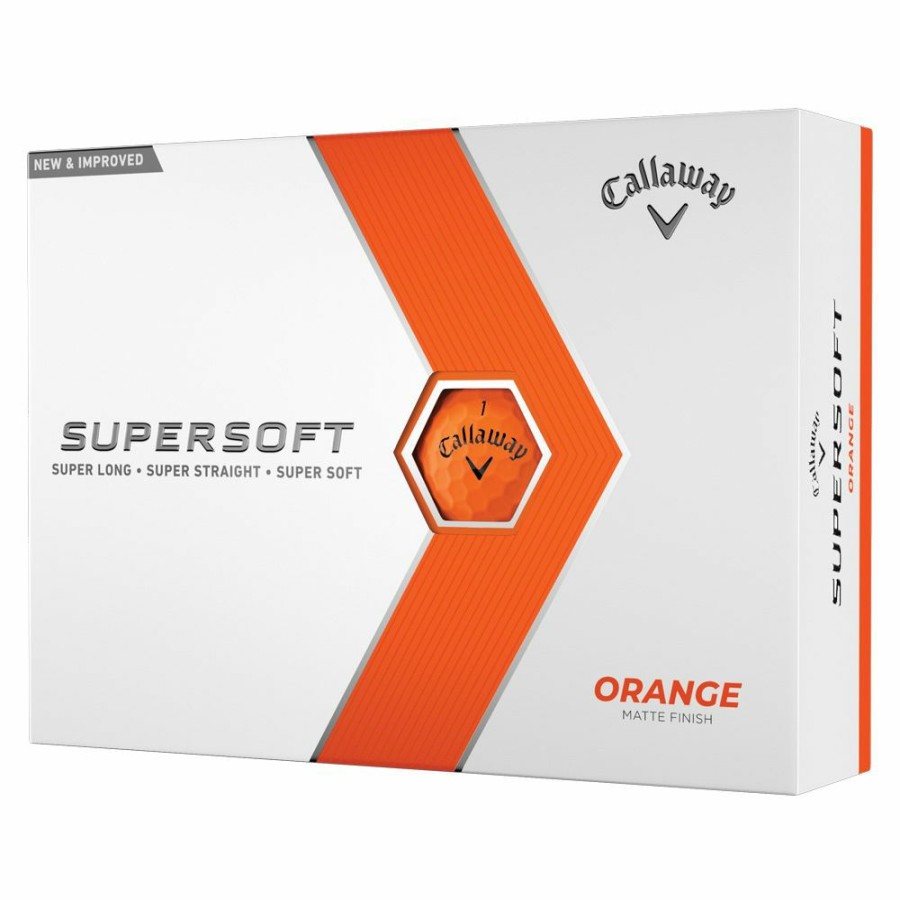 Golf Balls * | Callaway Supersoft 2023 Matte Orange Golf Balls