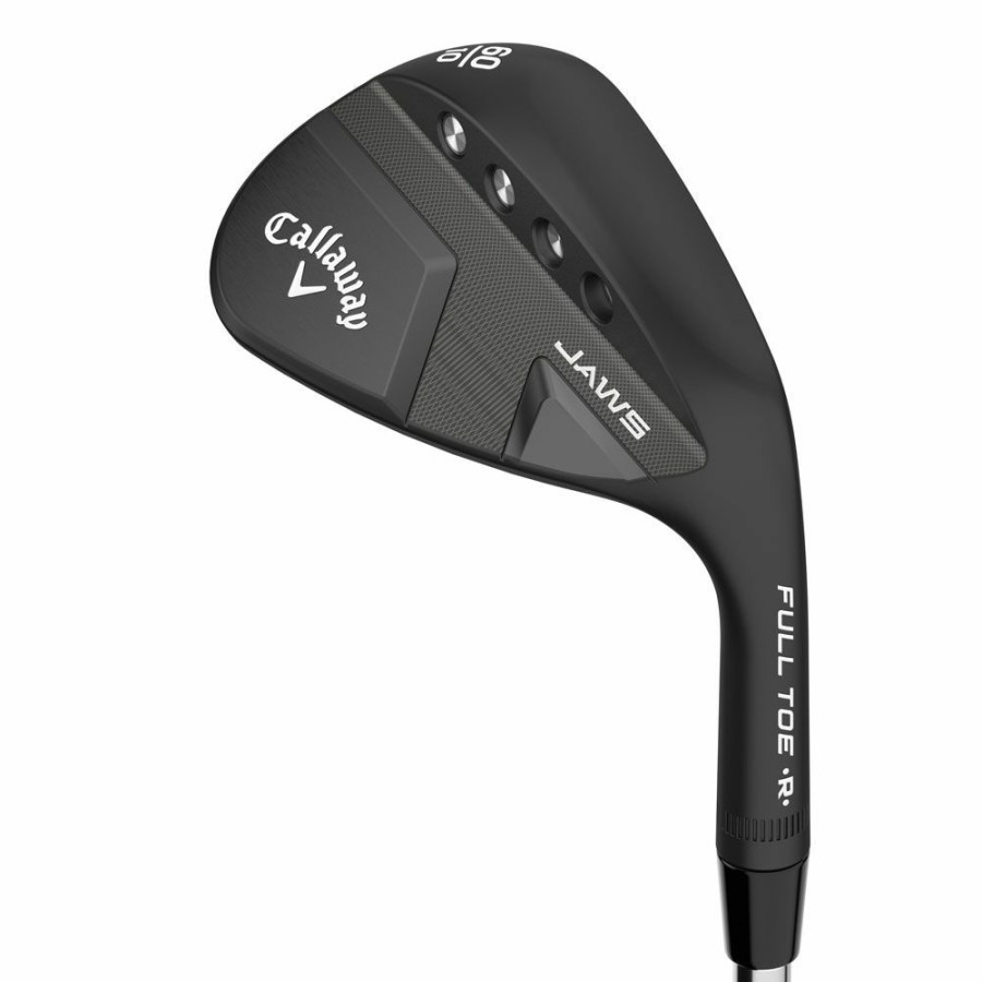 Golf Clubs * | Callaway Jaws Full Toe Raw Black Golf Wedge