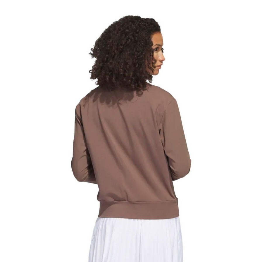 Apparel * | Adidas Women'S 1/4 Zip Jacket Earth Strata