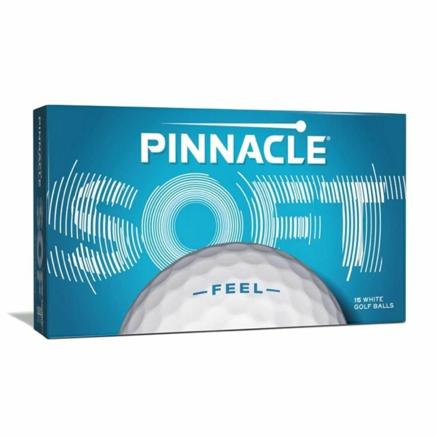 Golf Balls * | Pinnacle Soft White Golf Balls 15 Ball Pack