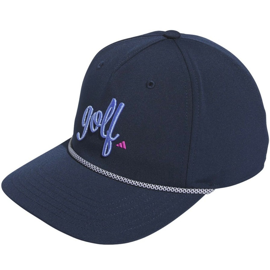 Apparel * | Adidas Women'S 5 Panel Golf Script Hat