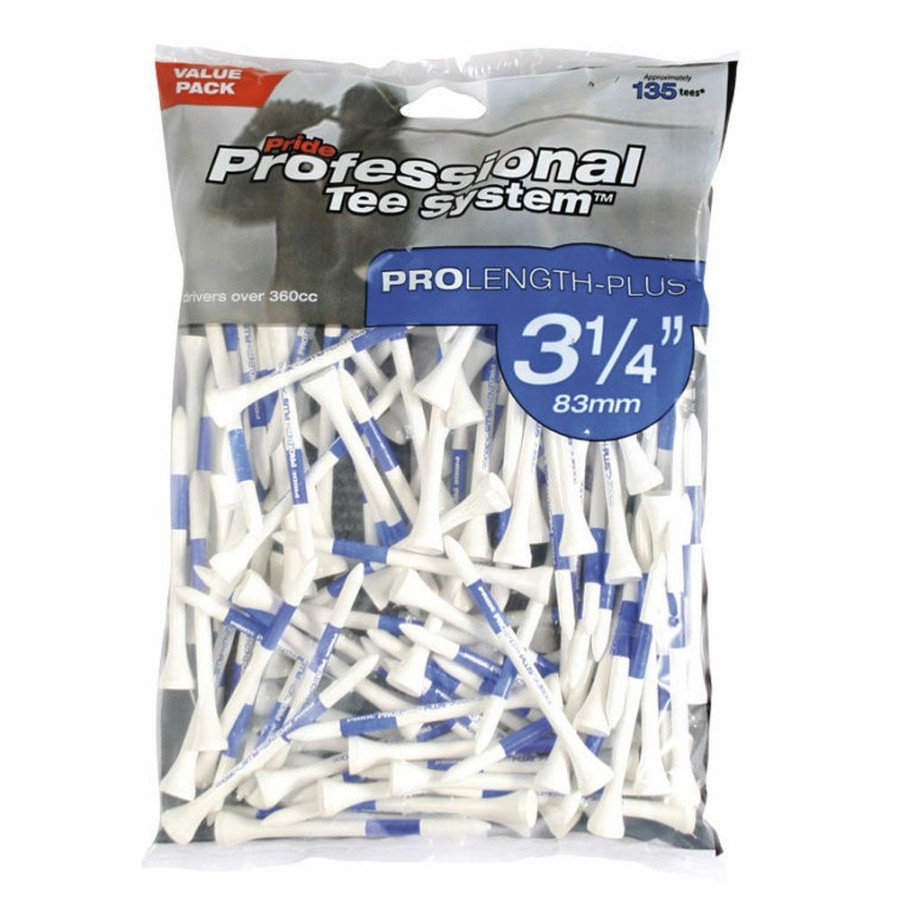 Golf Accessories * | Pride Pts Prolength-Plus 83Mm Golf Tees 135 Pack