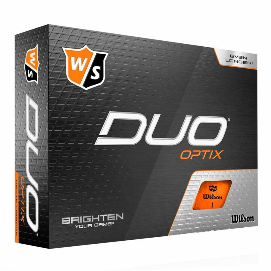 Golf Balls * | Wilson Staff Duo Optix Orange Golf Balls