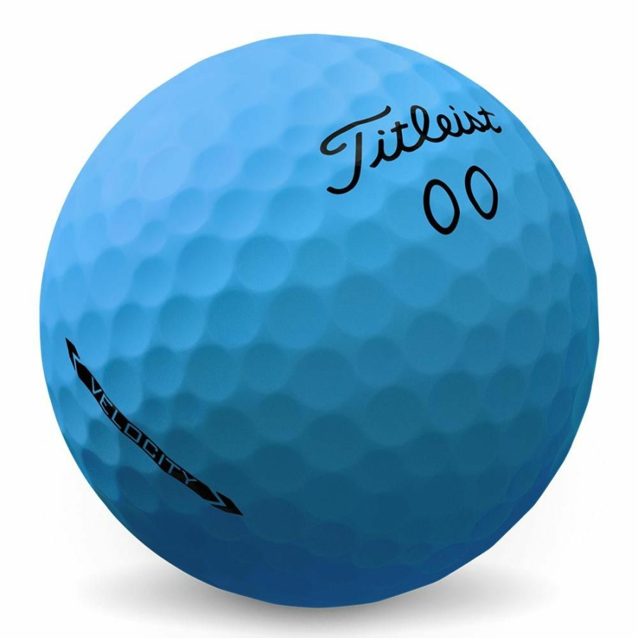 Golf Balls * | Titleist Velocity 2022 Matte Blue Golf Balls