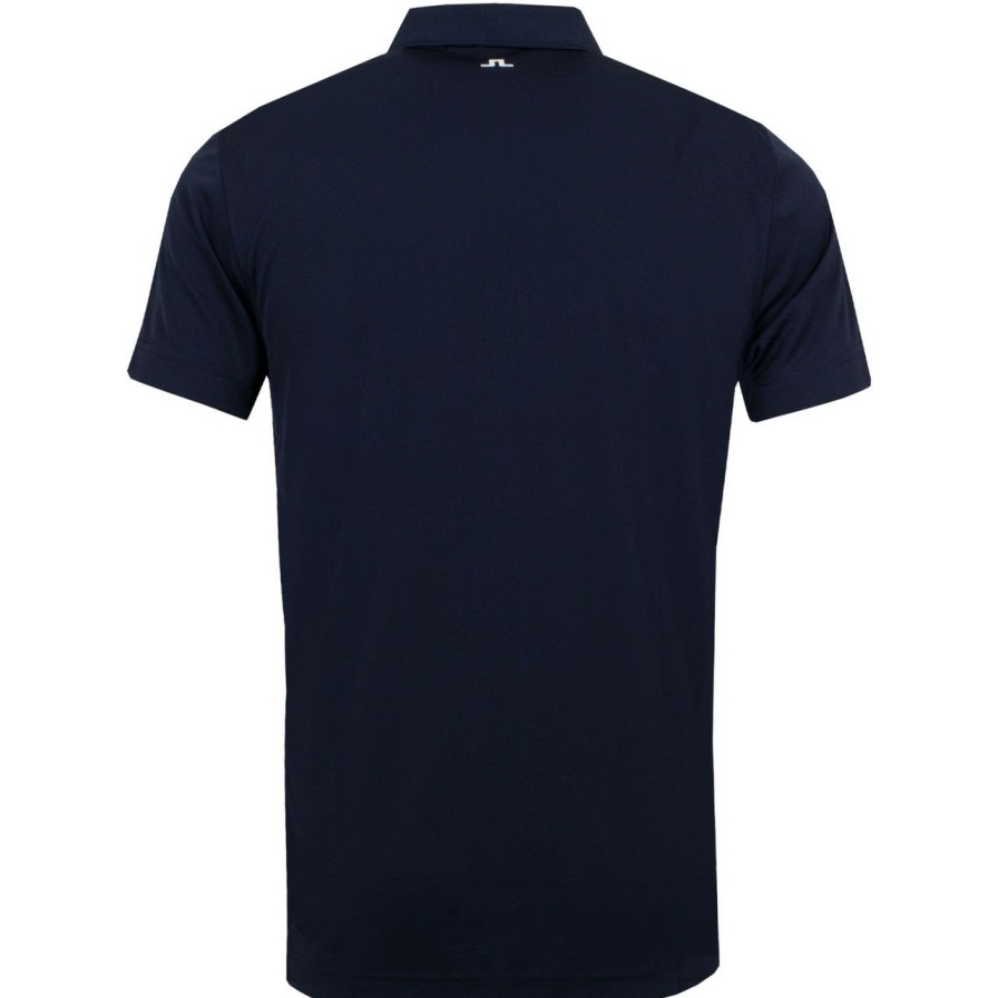 Apparel * | J.Lindeberg Fredric Polo Relaxed Fit Jl Navy